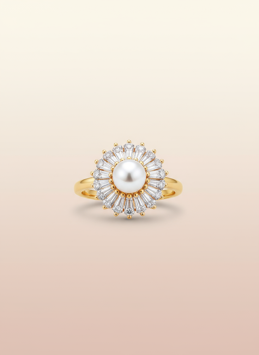 Premium Quality Imitation Jewelry Korean Ring KR001