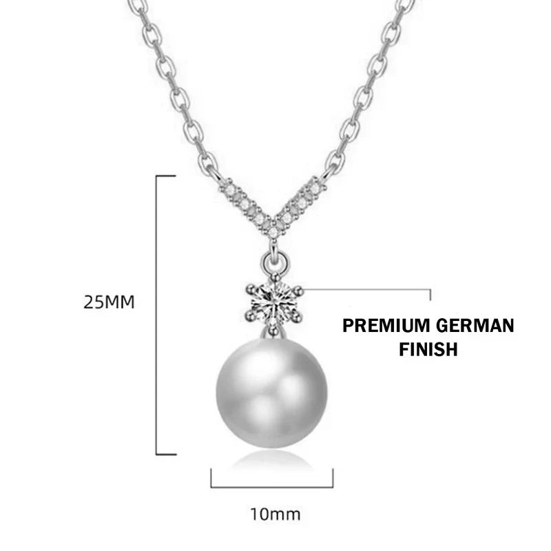 American Diamond Studded Contemporary Korean Pendant