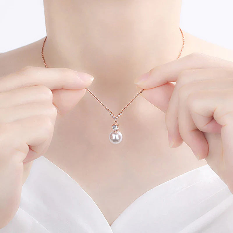 American Diamond Studded Contemporary Korean Pendant