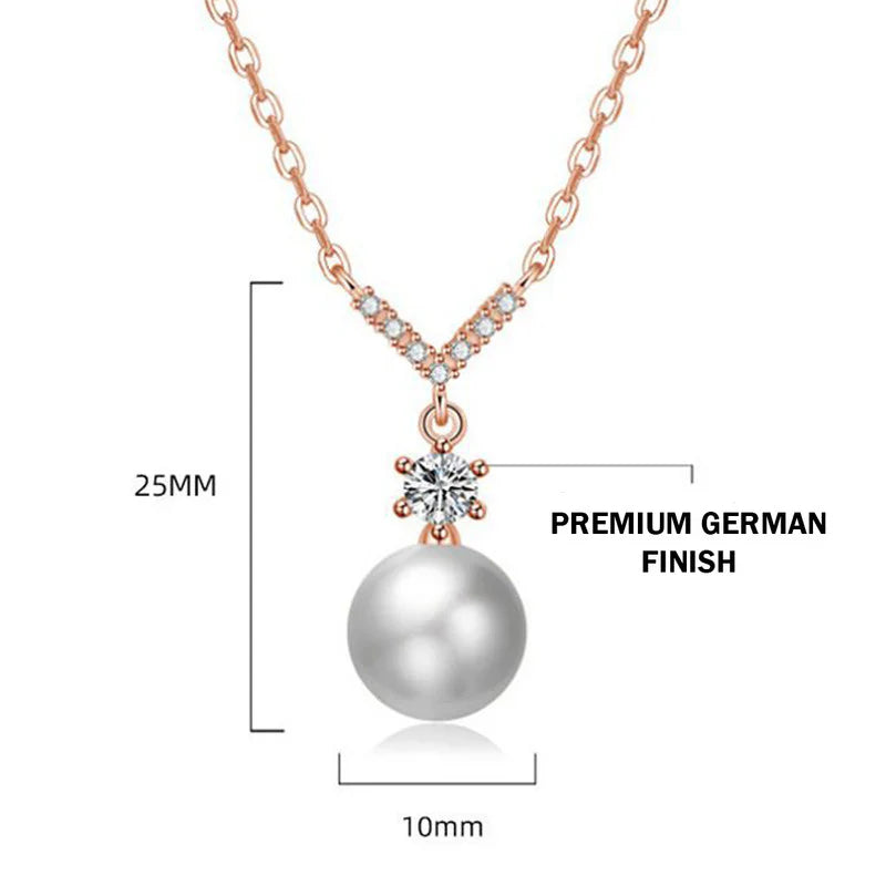American Diamond Studded Contemporary Korean Pendant