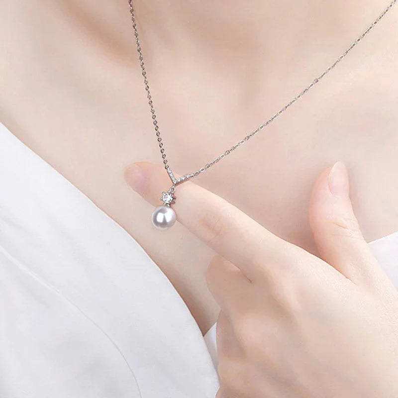 American Diamond Studded Contemporary Korean Pendant