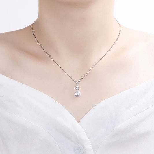 American Diamond Studded Contemporary Korean Pendant