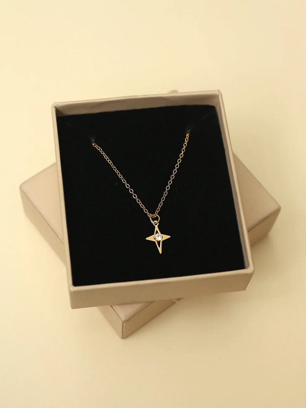 Gold Plated Star Theme Penny Necklace