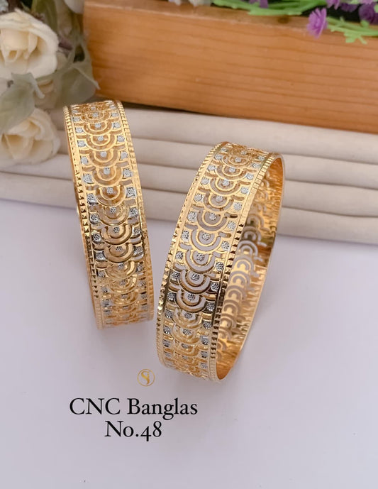 Premium Quality Imitation Jewellery Micro CNC Bangles CNCB010