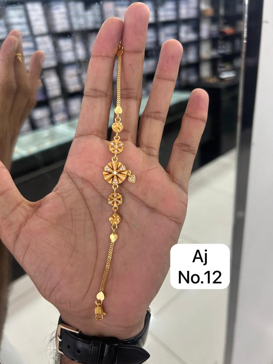 Premium Quality Imitation Jewellery Gold Plated Bracelet GBR018