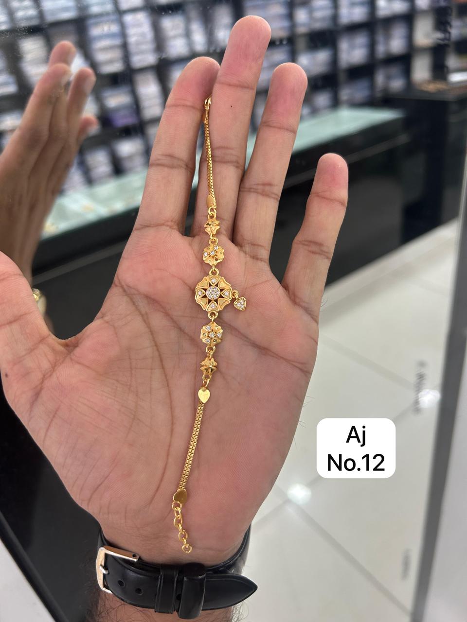 Premium Quality Imitation Jewellery Gold Plated Bracelet GBR019