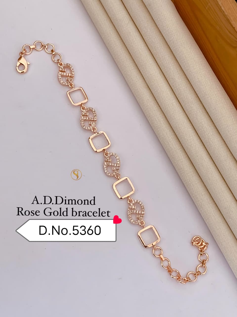 Premium Quality Imitation Jewellery AD Bracelet BR002