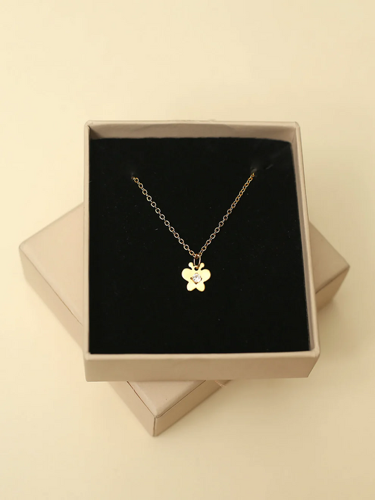 Gold Plated Apple Theme Kensley Necklace