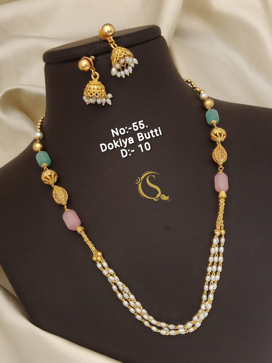 Premium Quality Imitation Jewellery Antique Mala AML012