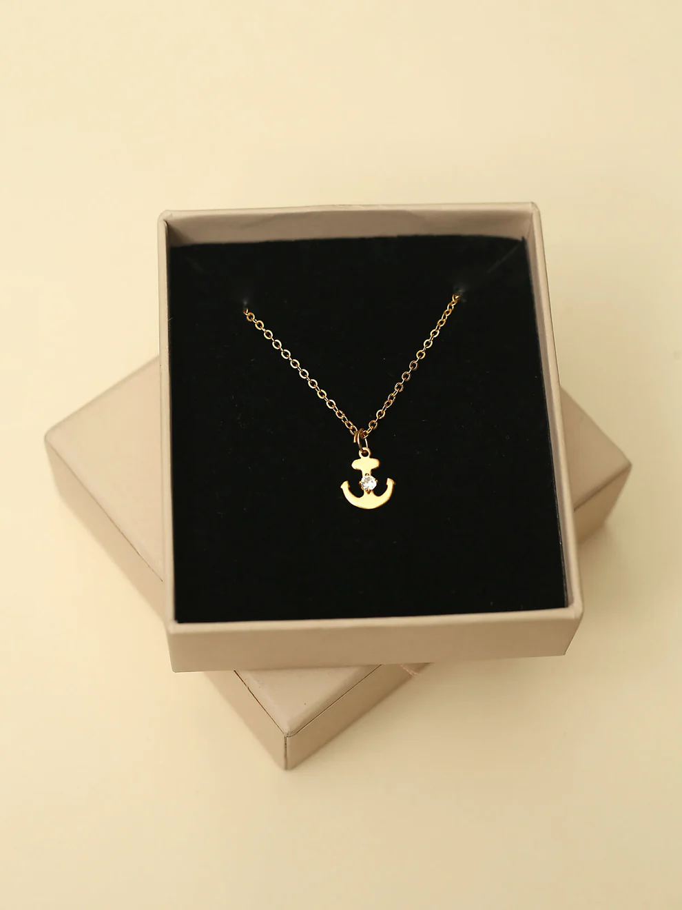 Gold Plated Anchor Theme Marisol Necklace