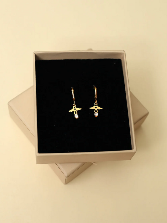 Gold Plated Anchor Shape Charleigh Earrings