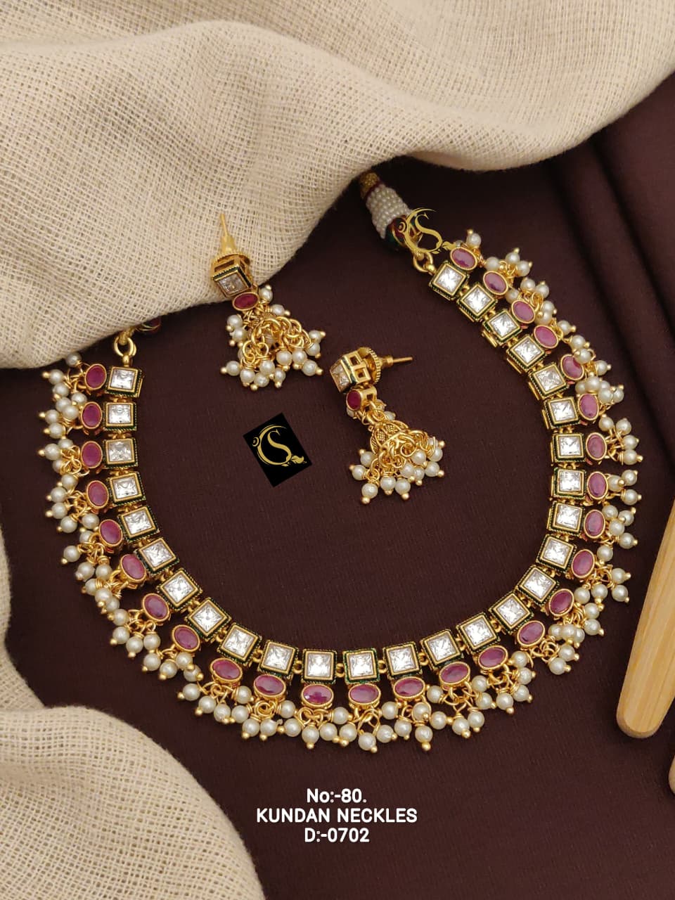 Premium Quality Imitation Jewellery Antique Necklace ATN12