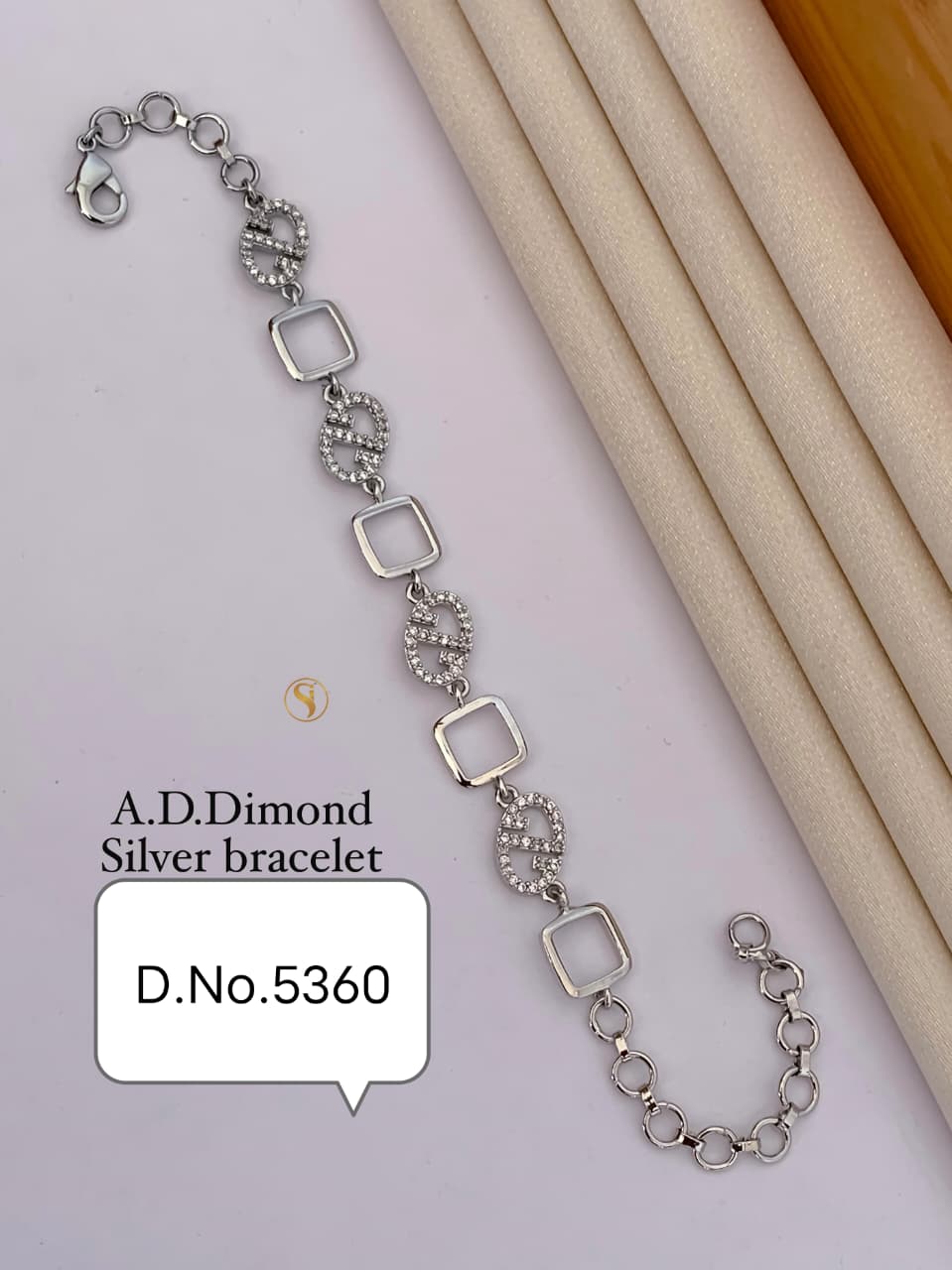 Premium Quality Imitation Jewellery AD Bracelet BR002