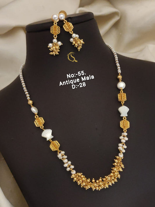Premium Quality Imitation Jewellery Antique Mala AML016