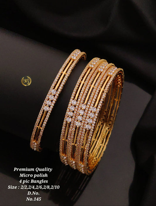 Premium Quality Imitation Jewellery AD Micro Polish Bangles MPB01