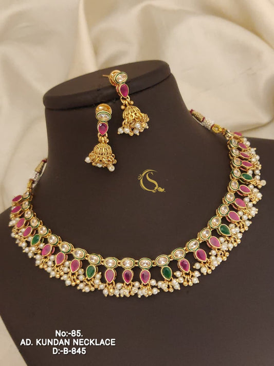 Premium Quality Imitation Jewellery Antique Necklace ATN02