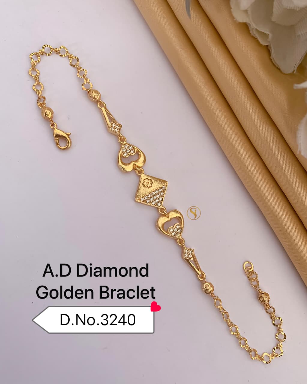 Premium Quality Imitation Jewellery AD Bracelet BR004