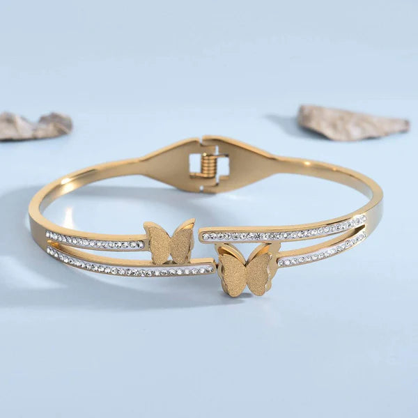 Premium Quality Imitation Jewelry Anti Tarnish Butterfly Theme Bracelet ATB01