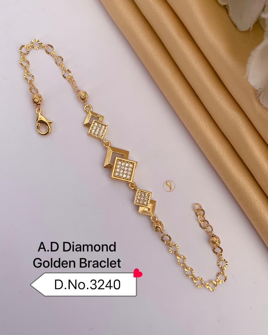 Premium Quality Imitation Jewellery AD Bracelet BR006