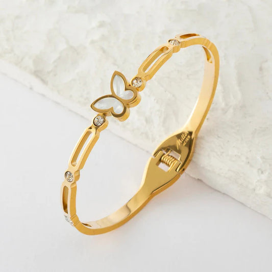 Premium Quality Imitation Jewelry Anti Tarnish Butterfly Theme Bracelet ATB03
