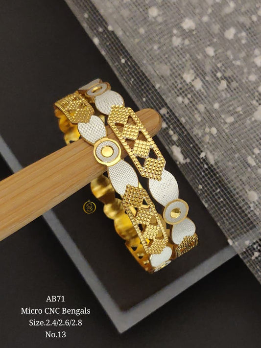 Premium Quality Imitation Jewellery Micro CNC Bangles CNCB05