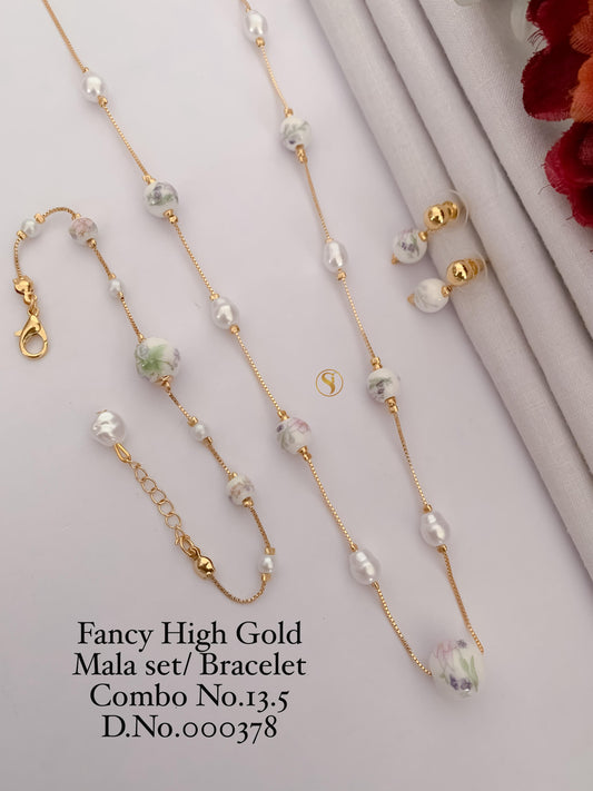 Premium Quality Imitation Jewellery Antique Mala AML06
