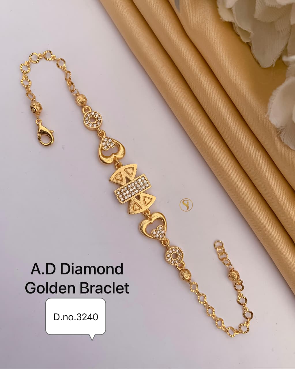 Premium Quality Imitation Jewellery AD Bracelet BR009
