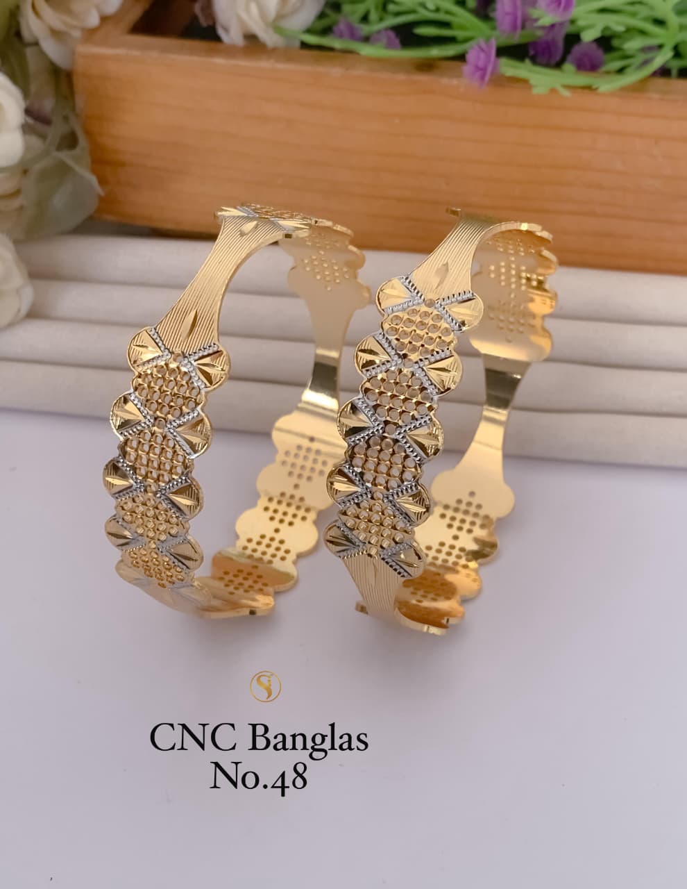 Premium Quality Imitation Jewellery Micro CNC Bangles CNCB07