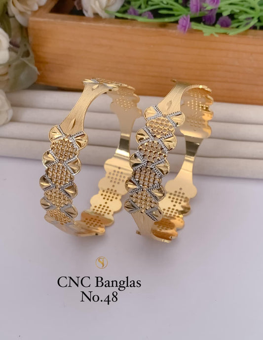 Premium Quality Imitation Jewellery Micro CNC Bangles CNCB07