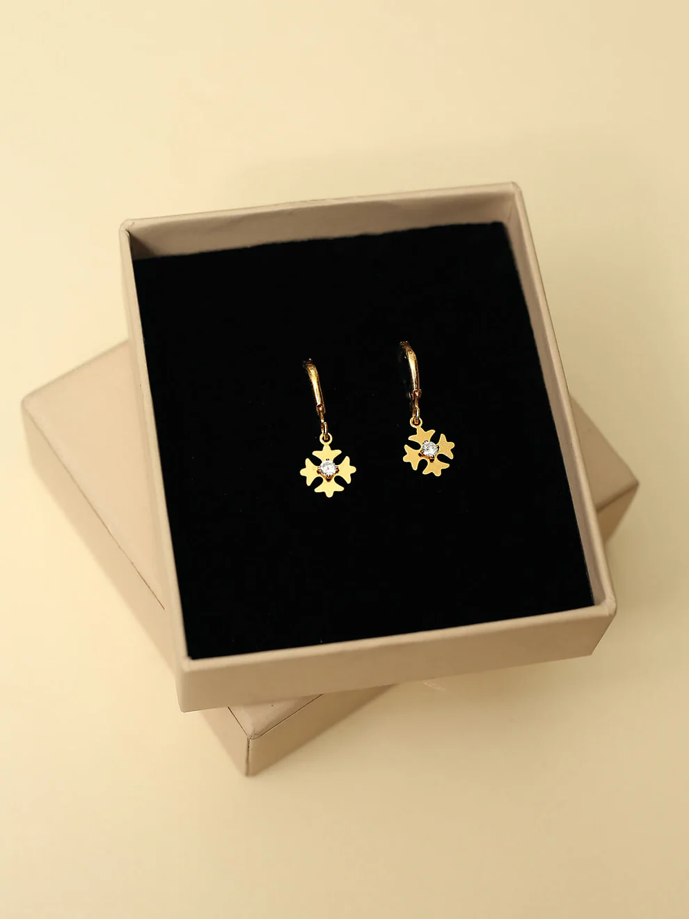 Gold Plated Star Theme Miller Earrings