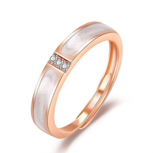 American Diamond Studded Contemporary Korean Finger Ring