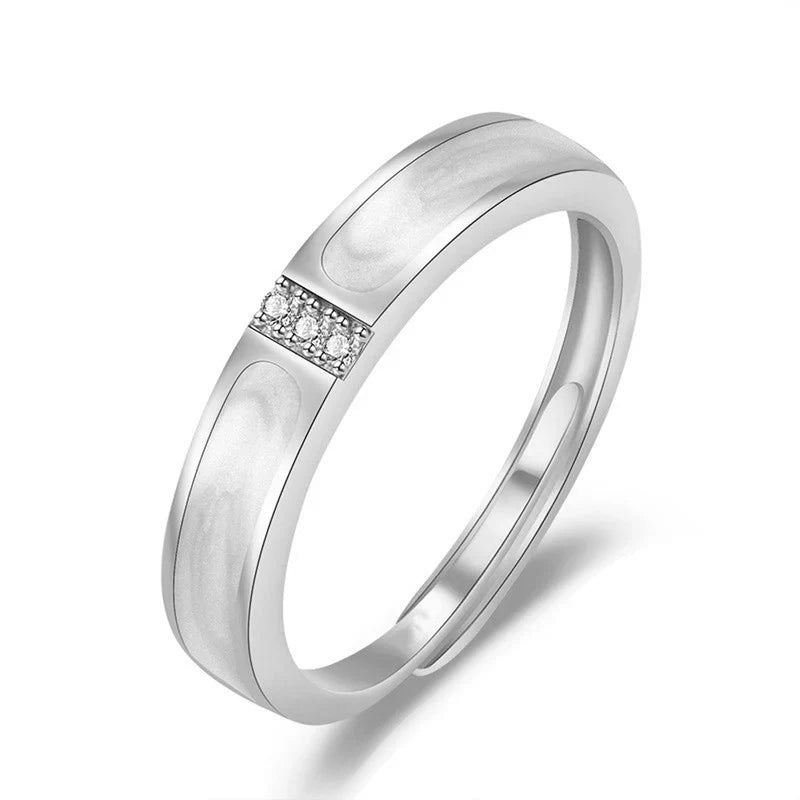 American Diamond Studded Contemporary Korean Finger Ring