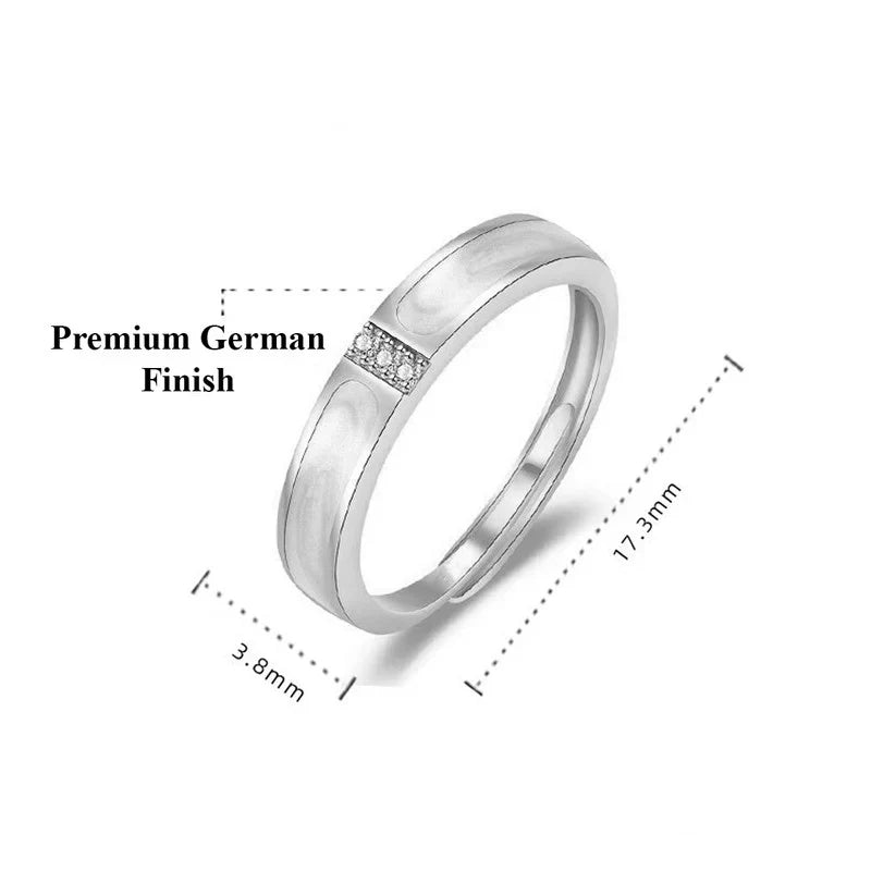 American Diamond Studded Contemporary Korean Finger Ring