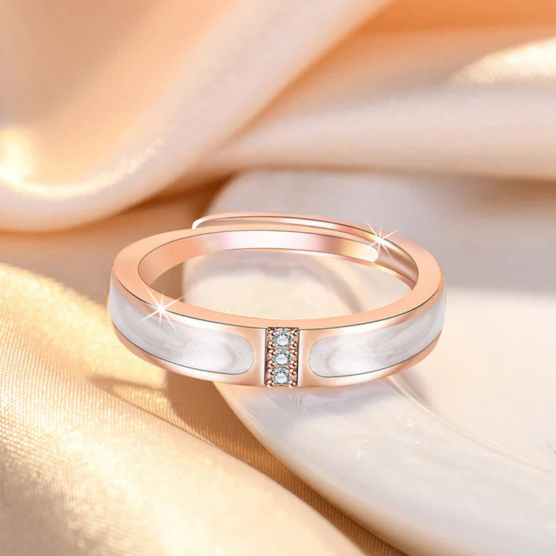 American Diamond Studded Contemporary Korean Finger Ring