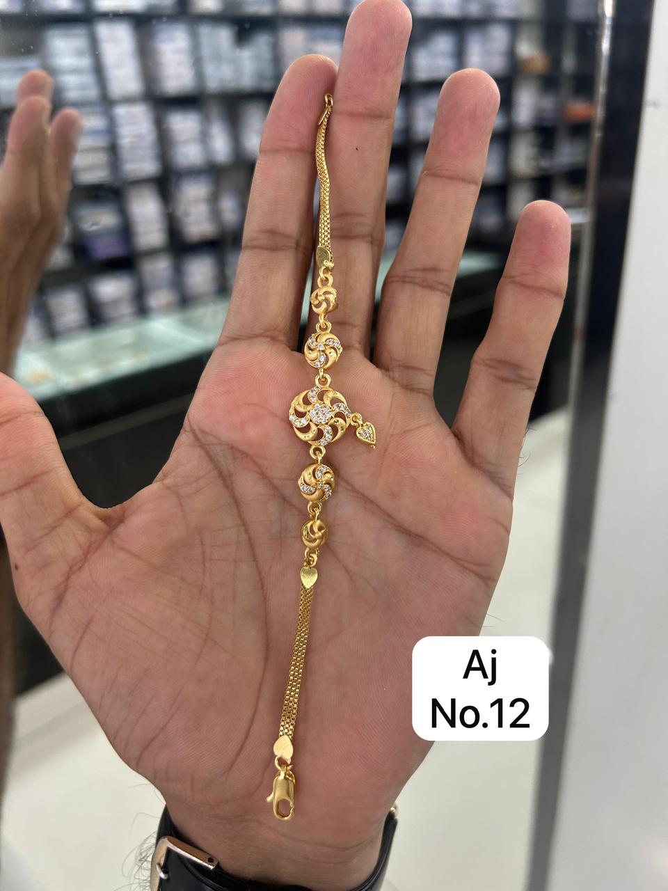 Premium Quality Imitation Jewellery Gold Plated Bracelet GBR017